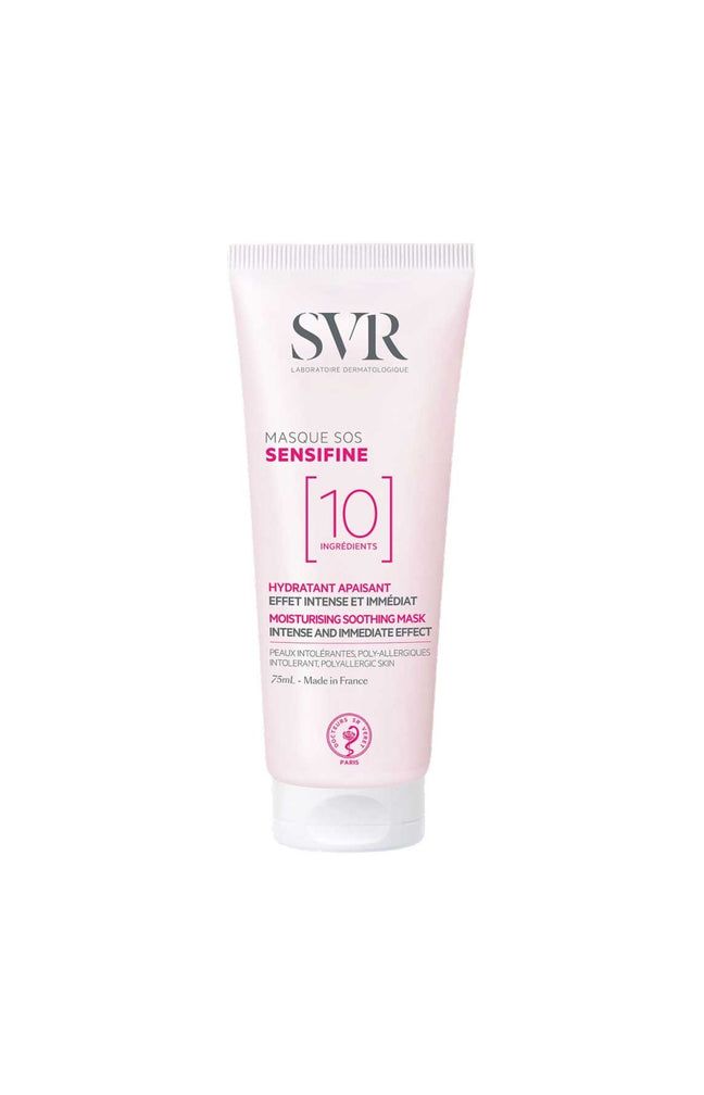 Masque apaisant & hydratant - Sensifine - Argile rose & vitamine B12 - Peaux intolérantes & polyallergiques