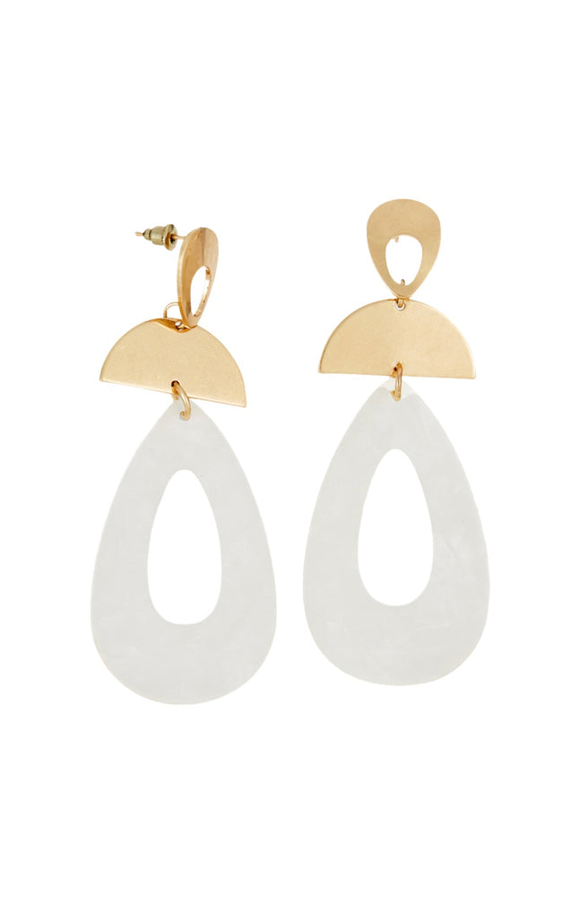 Boucles d'oreilles - Acier inoxydable doré