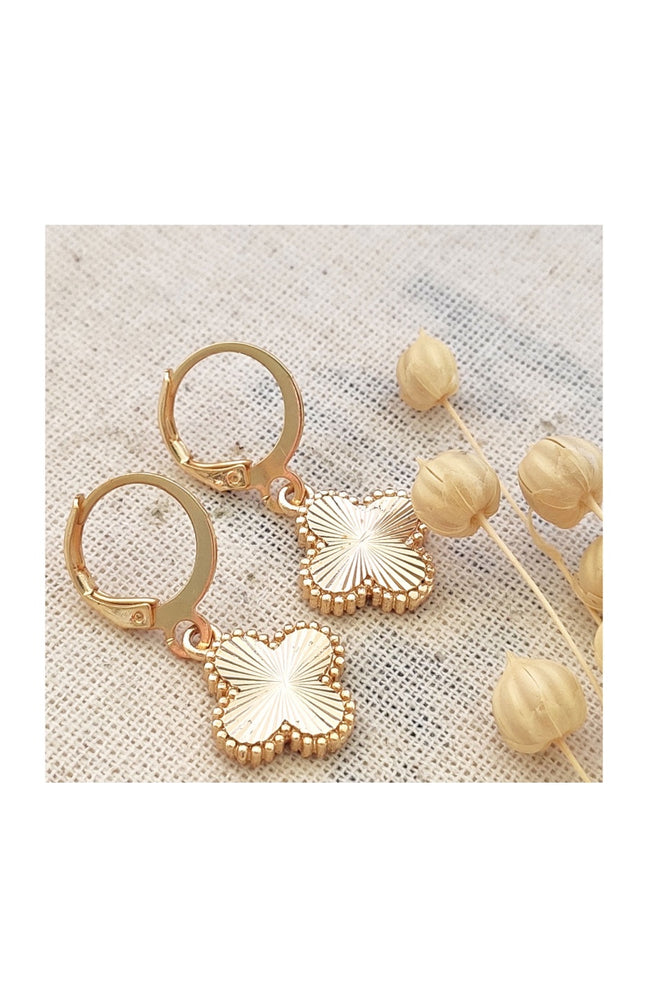 Boucles d'oreilles - Laiton plaqué or