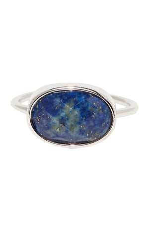 Bague Aimé - Laiton & lapis