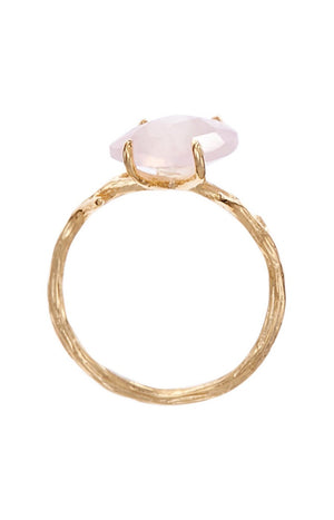 Bague Lily - Quartz rose