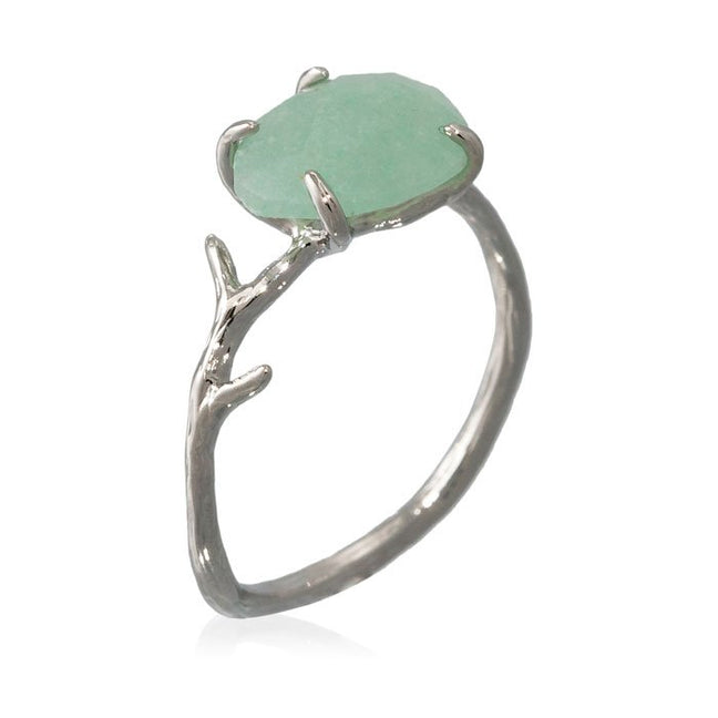 Bague Lily - Aventurine verte
