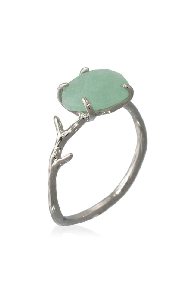 Bague Lily - Aventurine verte