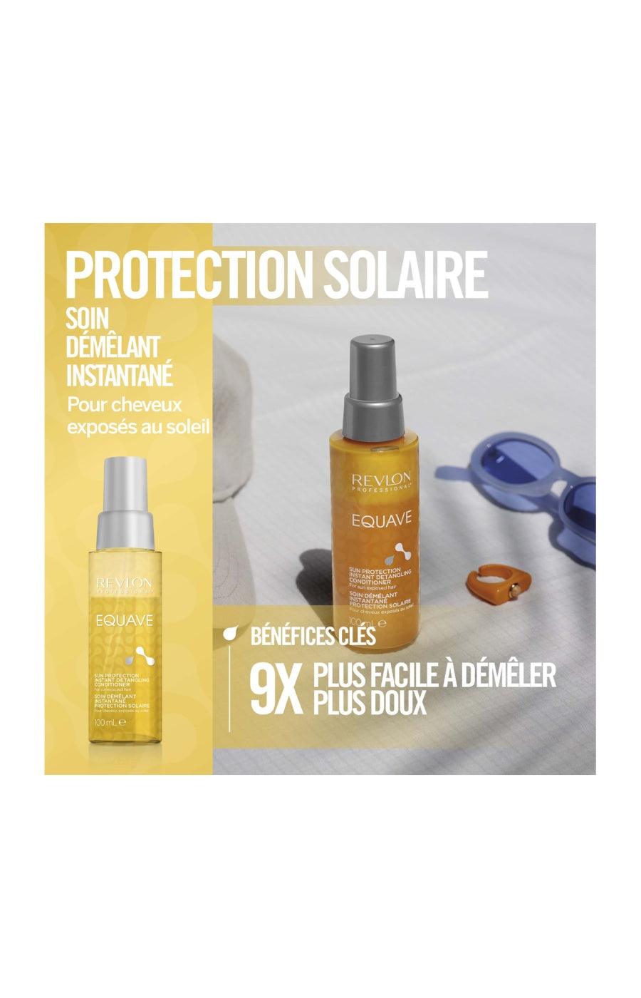 Soin démêlant & protecteur de soleil - Equave - 100 ml