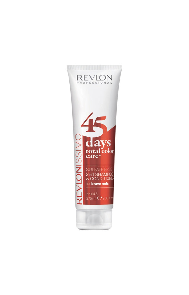 Shampoing & après-shampoing protecteur de couleur 2-en-1 - 45 days - Brave Reds - 275 ml