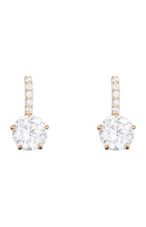 Boucles d'oreilles Brillantes - Or jaune 375/1000 & zirconium