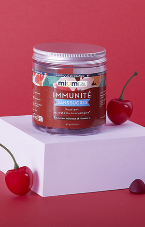 Gummies immunité - Cerise - Sans sucres - 21 jours