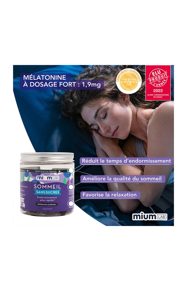 Gummies sommeil - Mûre & myrtille - Sans sucres - 21 jours
