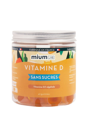 Gummies vitamine D - Mangue - Sans sucres - 21 jours