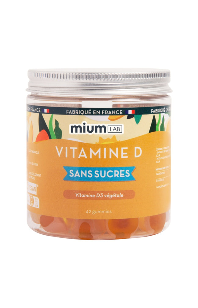 Gummies vitamine D - Mangue - Sans sucres - 21 jours