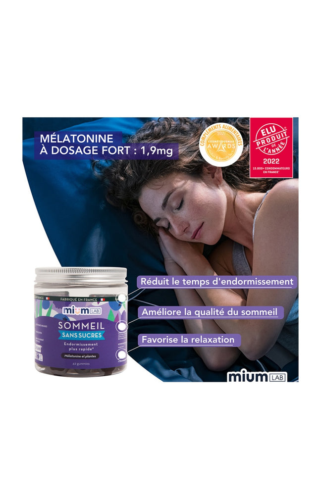 Cure gummies sommeil - Mûre & myrtille - Sans sucres - 3 mois