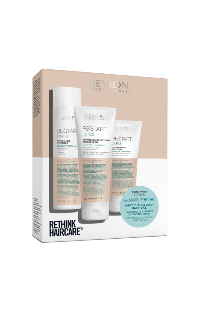 Coffret nourrissant - Re/Start -  Cheveux frisés et bouclés - 3 produits