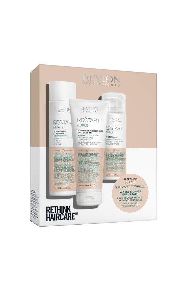 Coffret nourrissant - Re/start - Cheveux ondulés - 3 produits