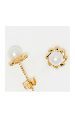 Boucles d'oreilles Perles de désir - Or jaune 375/1000 & perles blanches