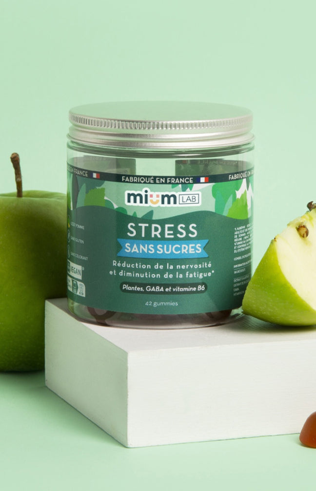 Cure gummies stress - Pomme verte - Sans sucres - 2 mois