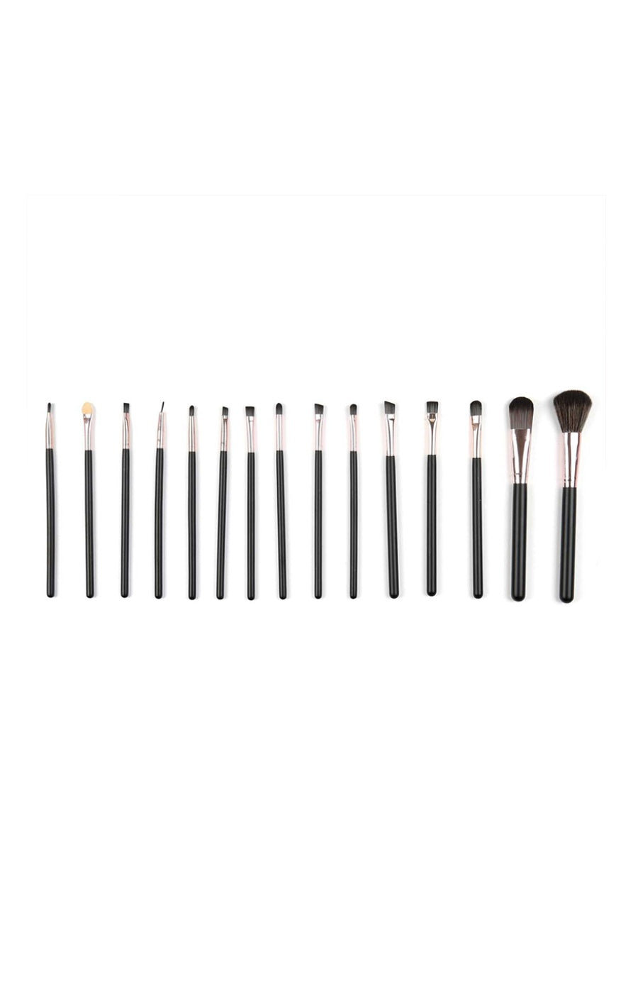 Kit de 15 pinceaux de maquillage - Teint & yeux