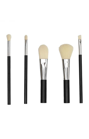 Miroir LED pliable avec compartiments & pinceaux - Blanc