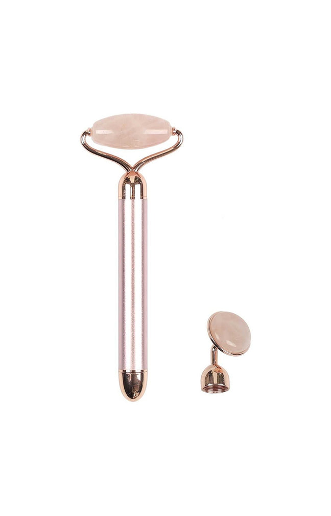 Rouleau de massage stimulant - Quartz - Visage - 2 embouts