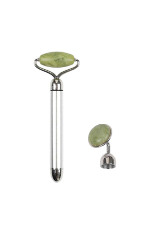 Rouleau de massage stimulant - Jade - Visage - 2 embouts