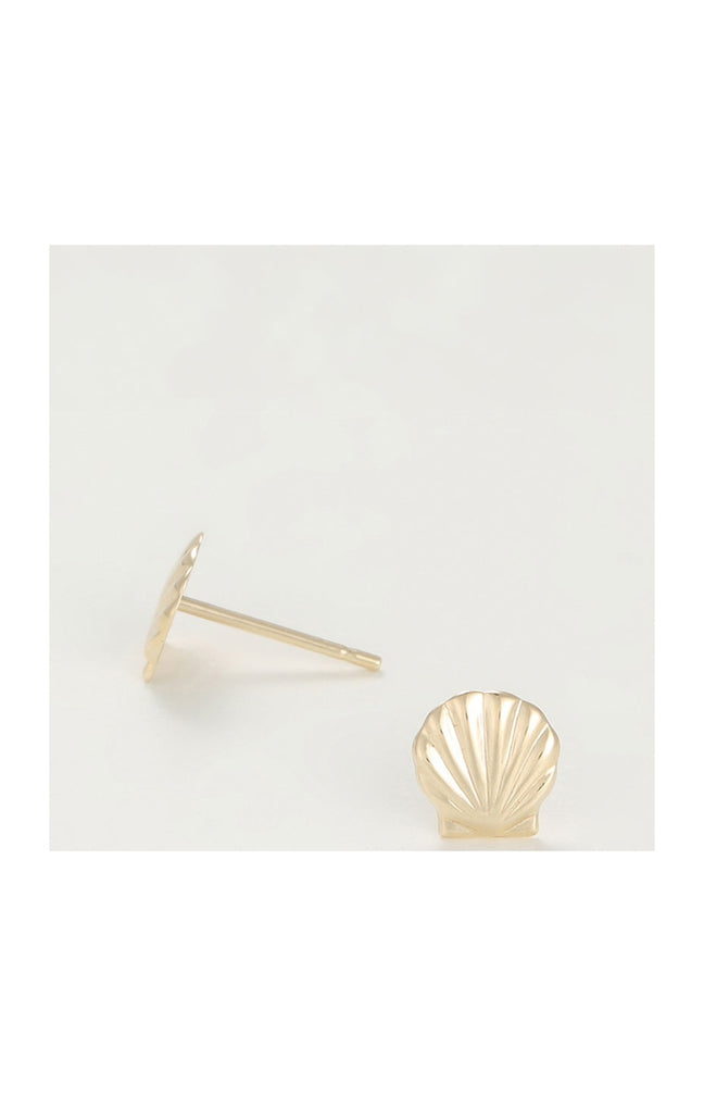 Boucles d'oreilles Coquillages - Or Jaune 375/1000 - Enfant
