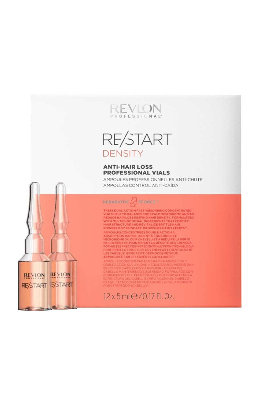 Traitement anti-chute - Re/Start - Cheveux cassants - 12 x 5 ml