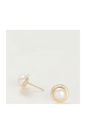 Boucles d'oreilles Barcelona - Or jaune 375/1000 & perle de culture