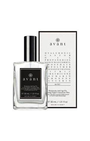 Brume anti-âge concentrée raffermissante de nuit - Acide hyaluronique & glycérine - Age Defy+ - Visage - 30 ml