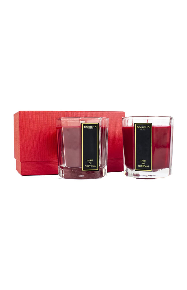 Duo de bougies parfumées - Spirit of christmas - Cassis & ambre - 2 x 160 g