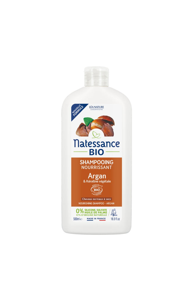 Shampoing nutrition intense bio - Huile d'argan - Cheveux normaux à secs