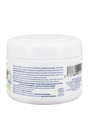 Masque extra-doux brillance bio - Huile de coco - Cheveux normaux à ternes - 200 ml