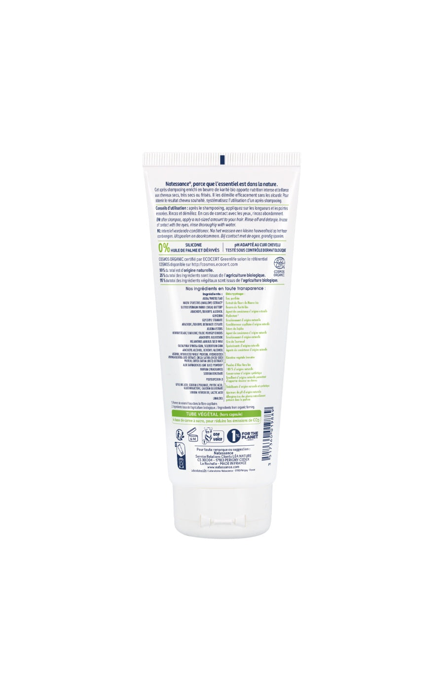 Après-shampoing ultra-nourrissant bio - Karité - Cheveux crépus ou frisés