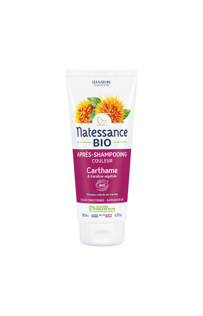Après-shampoing protecteur de couleur bio- Carthame - Cheveux colorés - 200 ml