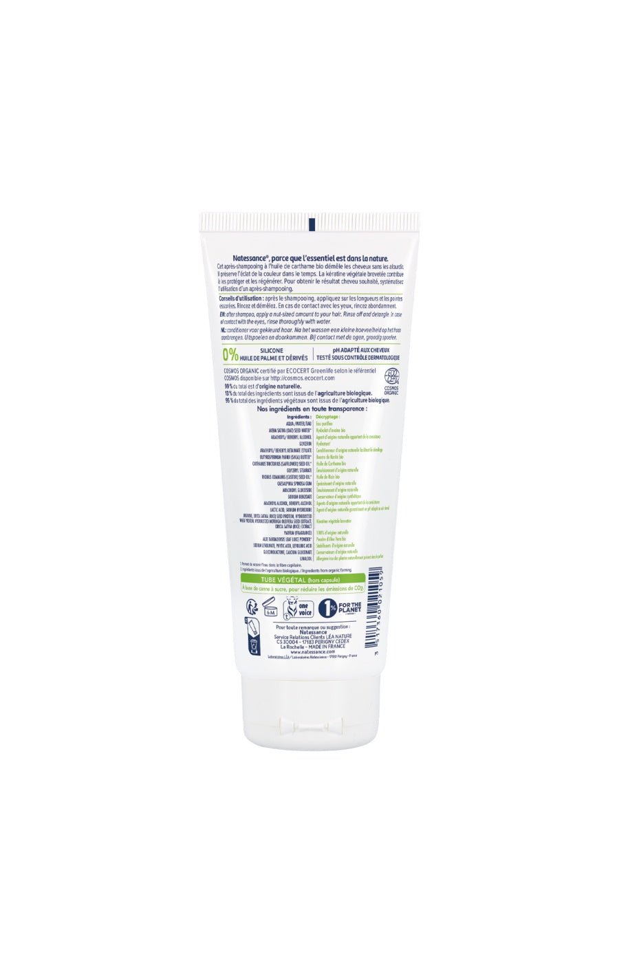 Après-shampoing protecteur de couleur bio- Carthame - Cheveux colorés - 200 ml