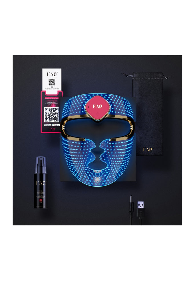 FAQ™ 201 - Masque anti-âge LED en silicone - Visage