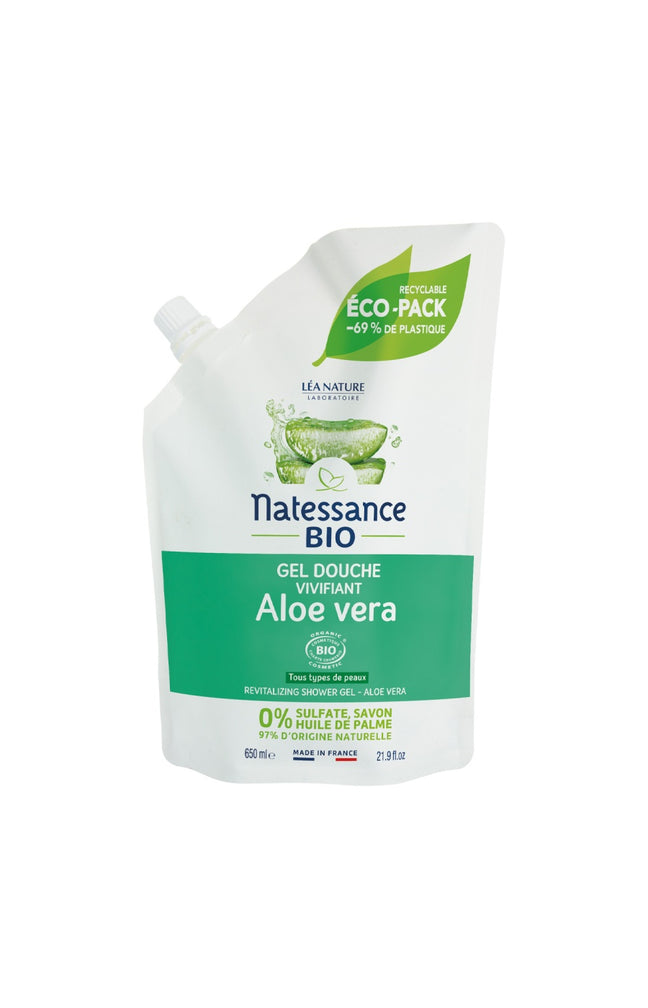 Gel douche vivifiant bio - Aloe vera - 650 ml