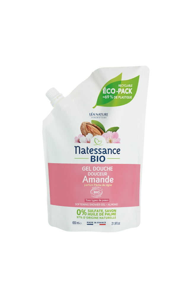 Gel douche relaxant  bio - Amande - 650 ml