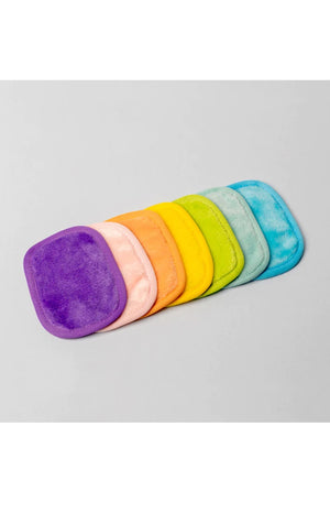 Disques démaquillants réutilisables - Rainbow - 7 unités