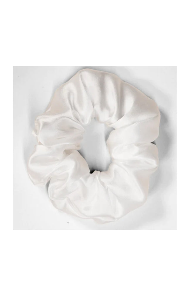 Chouchou en soie - Blanc