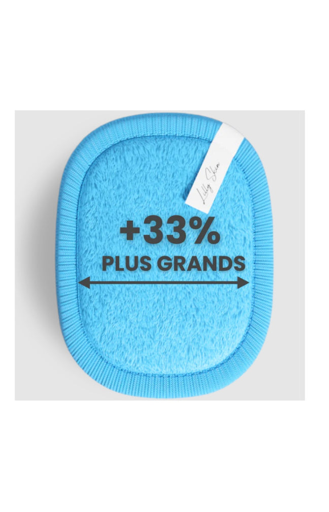 Disques démaquillants réutilisables XL - Bleu chill - 7 unités