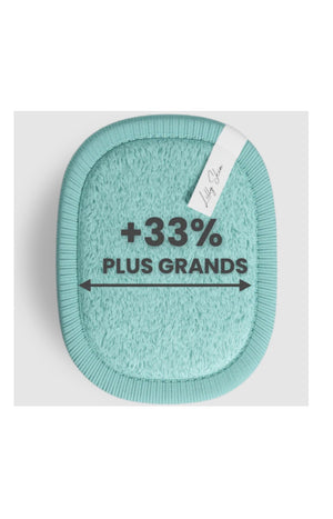 Disques démaquillants réutilisables XL - Bleu lagon - 7 unités