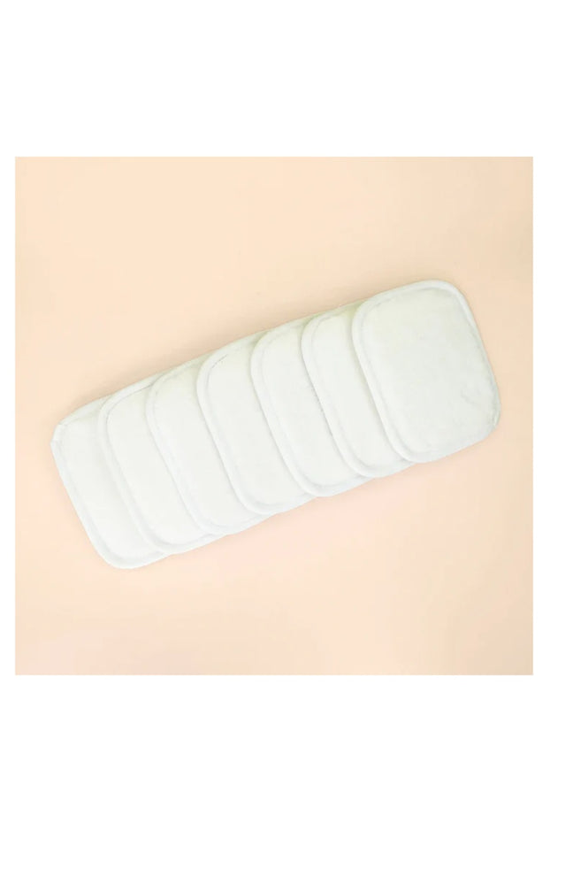 Disques démaquillants réutilisables - Premium White - 7 unités