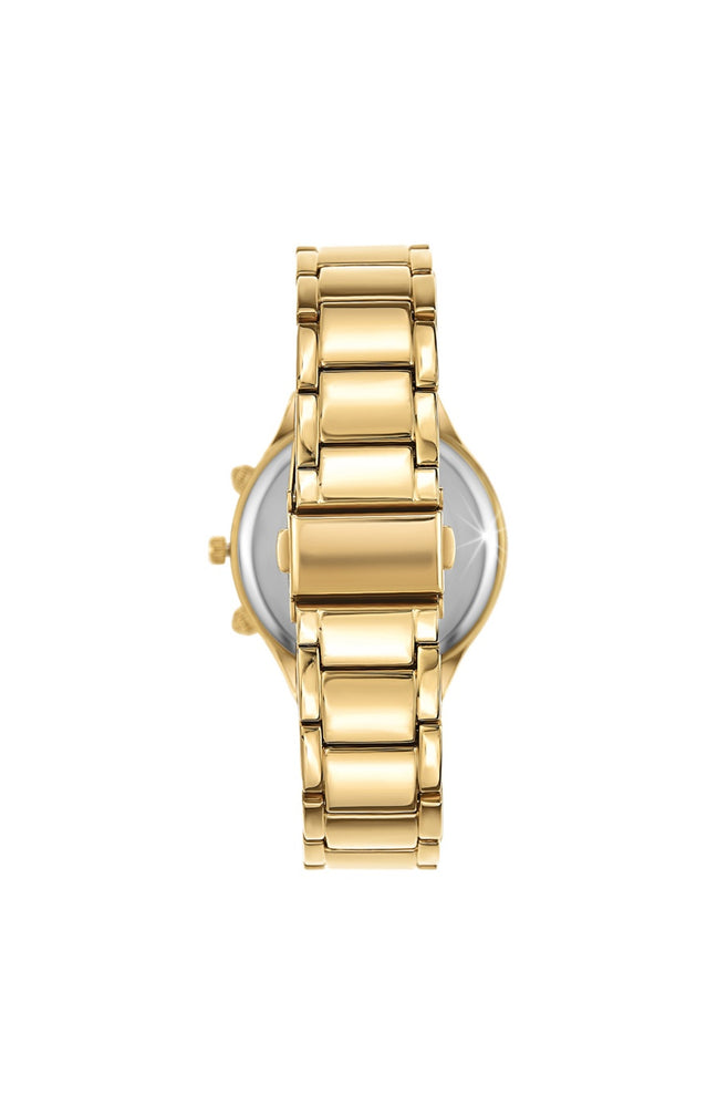 Montre - Laiton doré à l'or fin & cristaux scintillants