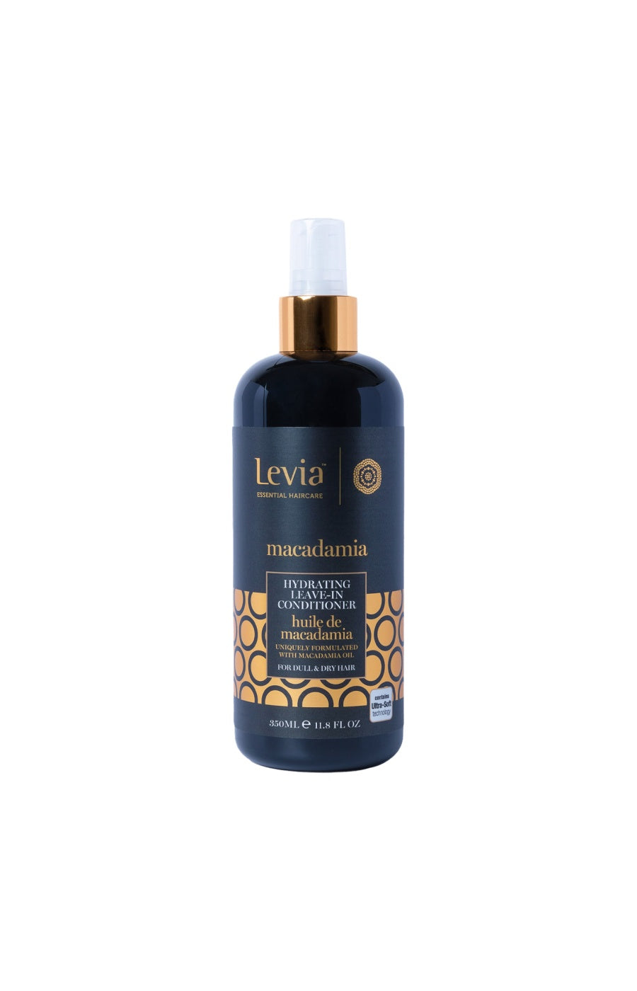 Crème sans rinçage hydratante - Huile de macadamia - Cheveux secs & ternes - 350 ml