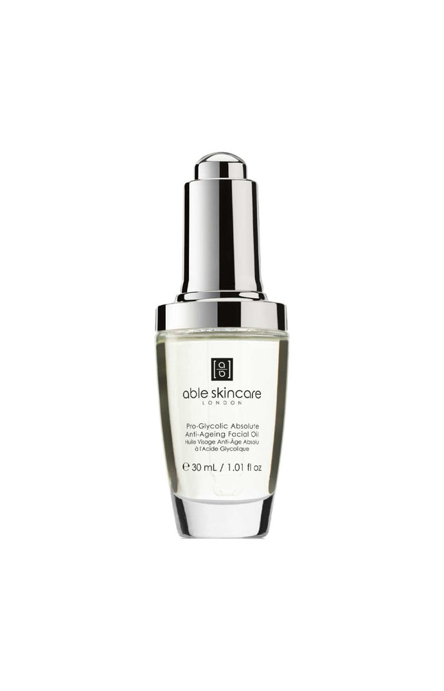 Huile anti-âge hydratante - Acide glycolique, vitamine E & huile d'argan - Visage - 30 ml