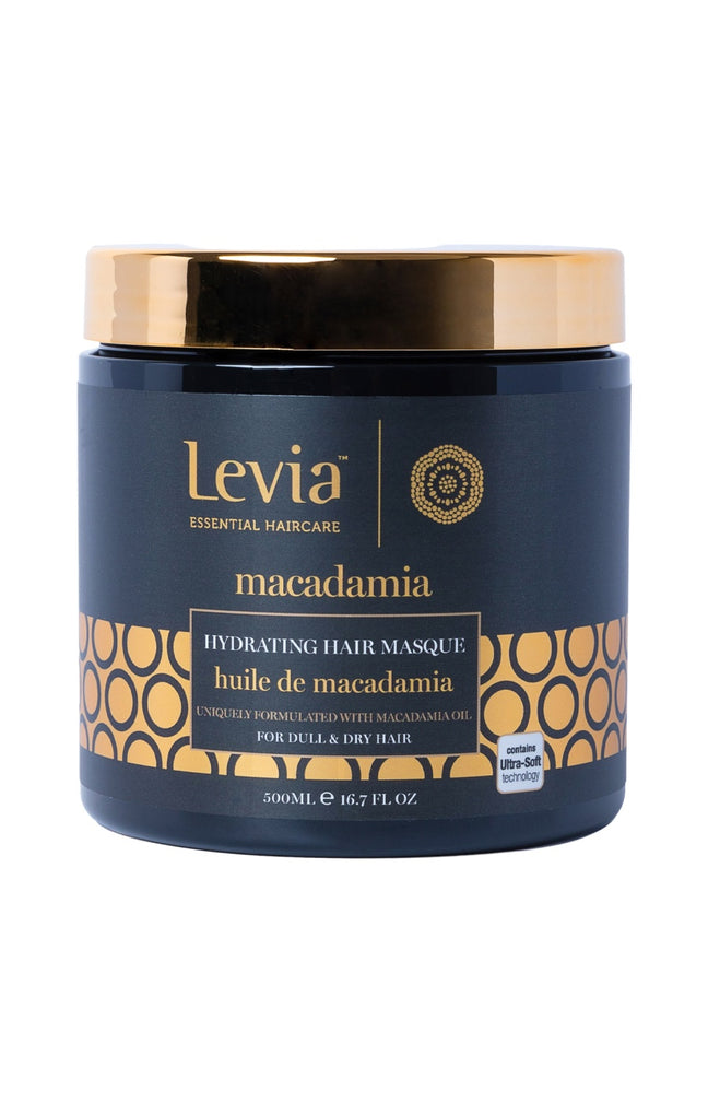 Masque hydratant - Huile de macadamia - Cheveux secs & ternes - 500 ml