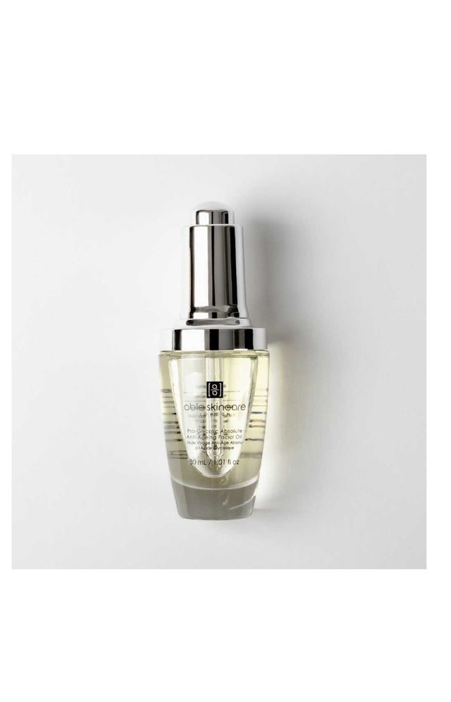 Huile anti-âge hydratante - Acide glycolique, vitamine E & huile d'argan - Visage - 30 ml