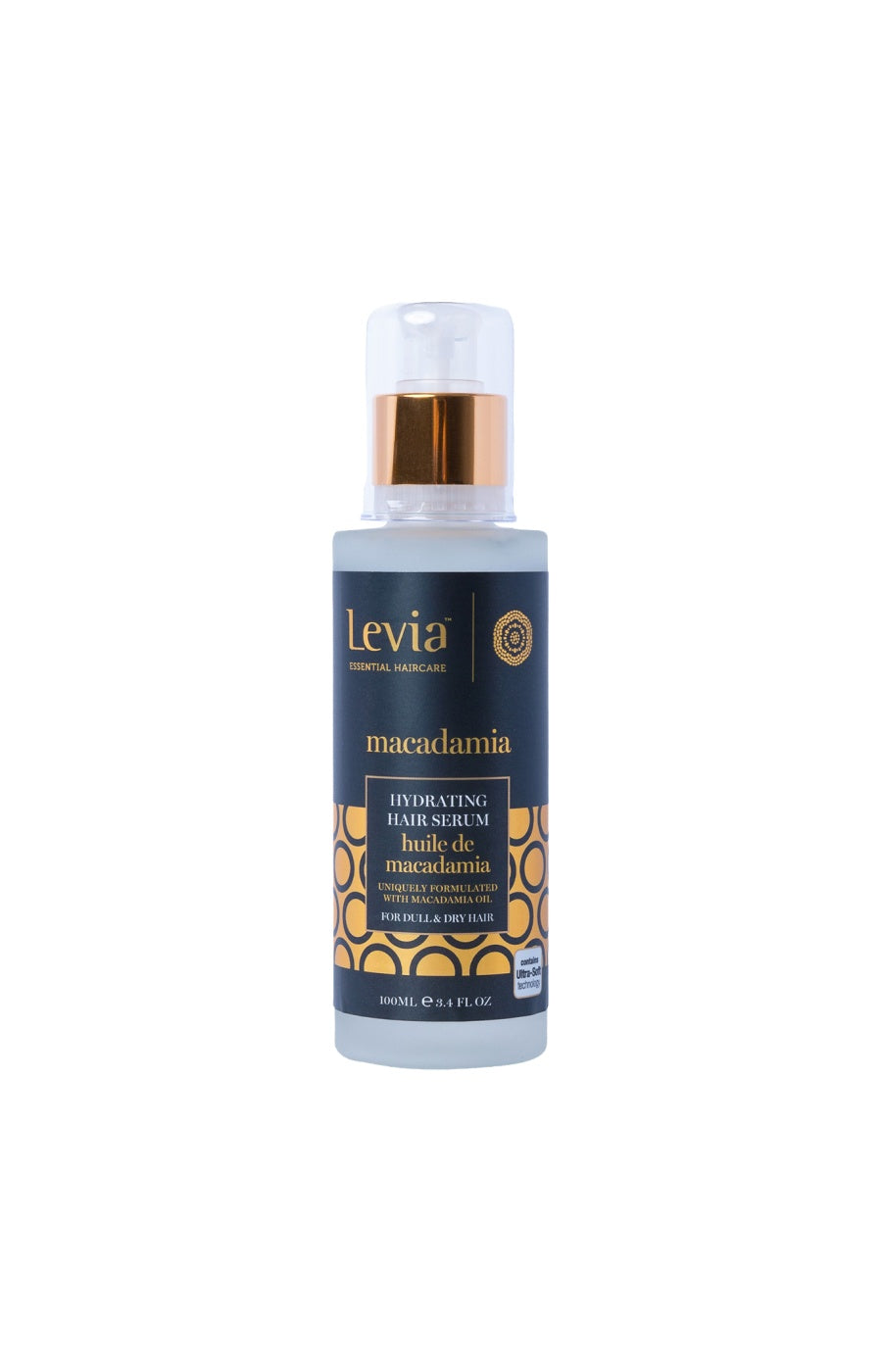 Sérum hydratant - Huile de macadamia - Cheveux secs & ternes - 100 ml