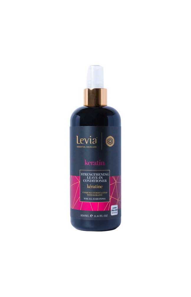 Crème sans rinçage fortifiante - Kératine - Cheveux secs & abîmés - 350 ml