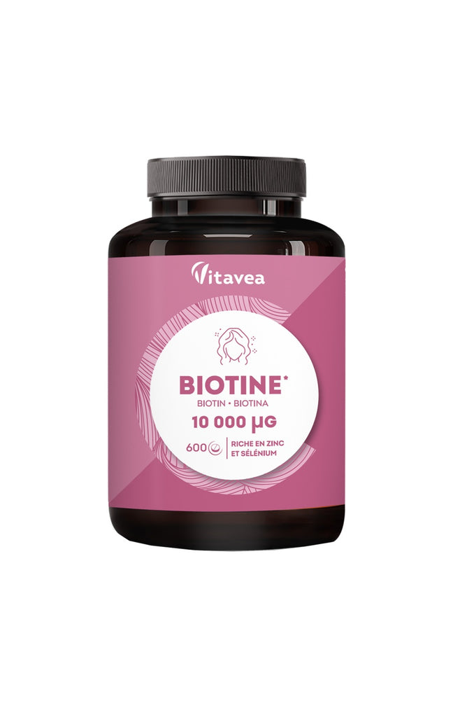 Cure cheveux & ongles - Biotine hautement concentrée - 600 comprimés