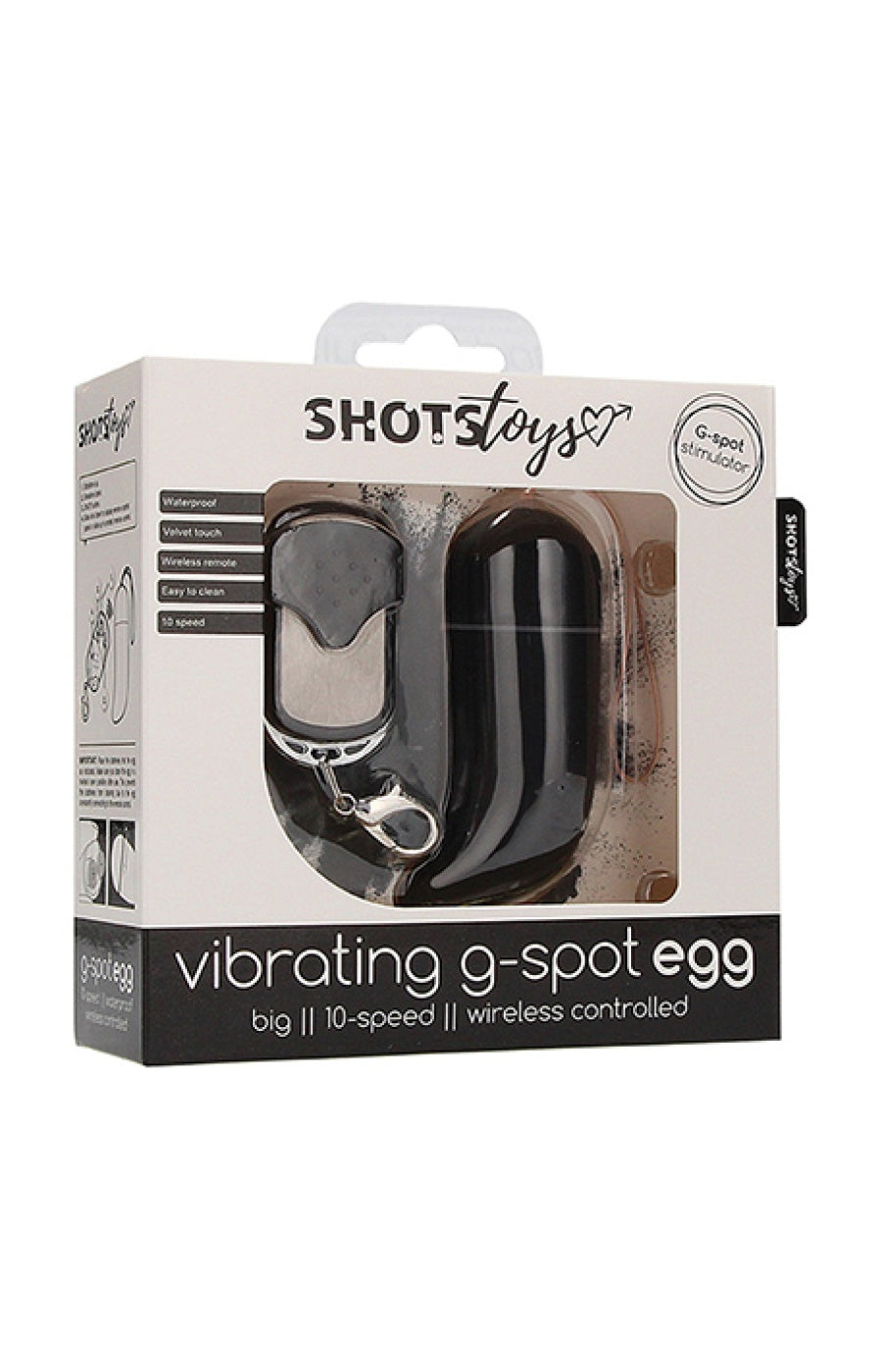 Œuf vibrant G-Spot - Noir